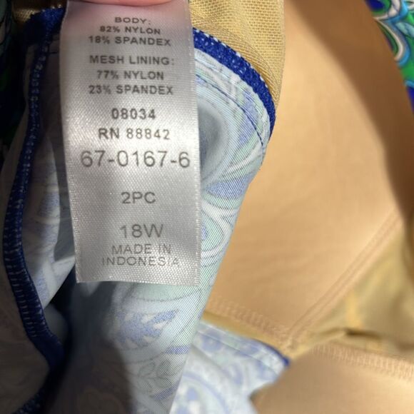 KIM GRAVEL X Swimsuits for All | tankini swim top 18W - Picture 4 of 4